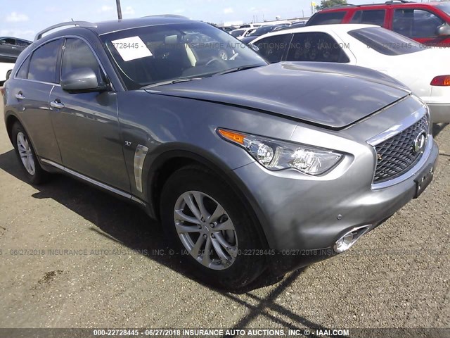 JN8CS1MU9HM143709 - 2017 INFINITI QX70 GRAY photo 1