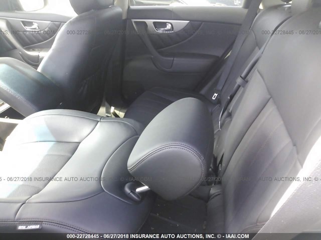 JN8CS1MU9HM143709 - 2017 INFINITI QX70 GRAY photo 8