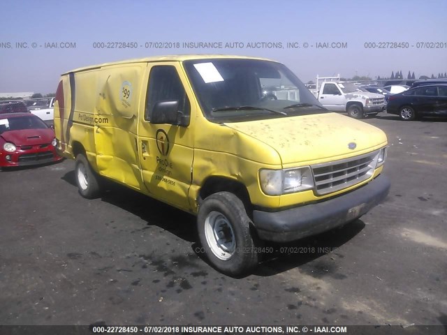 1FTFS24H3SHB71264 - 1995 FORD ECONOLINE E250 SUPER DUTY VAN YELLOW photo 1