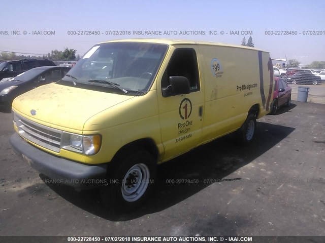 1FTFS24H3SHB71264 - 1995 FORD ECONOLINE E250 SUPER DUTY VAN YELLOW photo 2