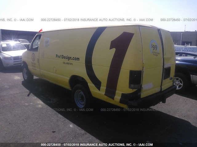 1FTFS24H3SHB71264 - 1995 FORD ECONOLINE E250 SUPER DUTY VAN YELLOW photo 3