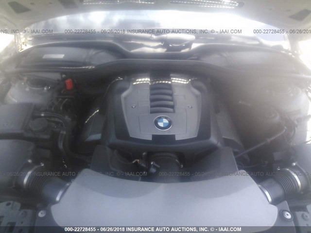 WBAHL83576DT05302 - 2006 BMW 750 I GRAY photo 10