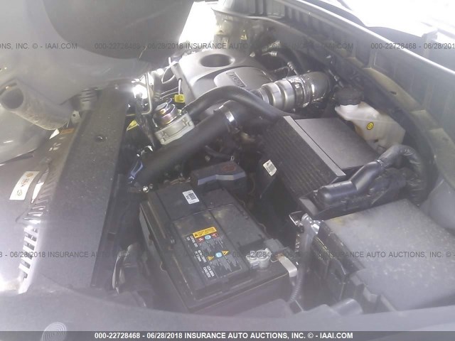 KM8J3CA28HU418223 - 2017 HYUNDAI TUCSON LIMITED/SPORT AND ECO/SE GRAY photo 10