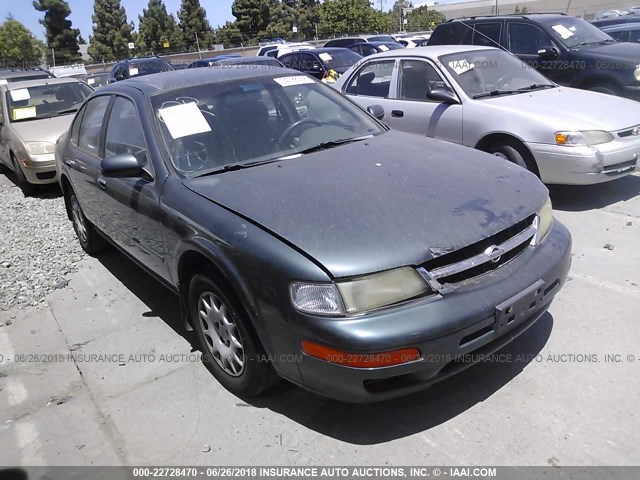 JN1CA21D3WT607477 - 1998 NISSAN MAXIMA GLE/GXE/SE GREEN photo 1