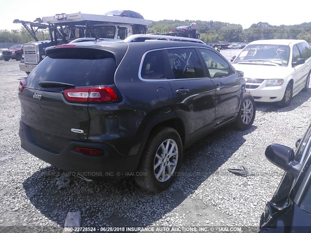 1C4PJMCS5FW614970 - 2015 JEEP CHEROKEE LATITUDE Boz foto 4