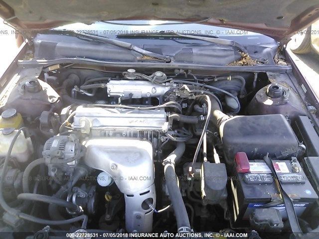 4T1BG22K2XU507544 - 1999 TOYOTA CAMRY CE/LE/XLE RED photo 10