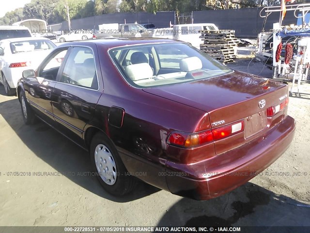 4T1BG22K2XU507544 - 1999 TOYOTA CAMRY CE/LE/XLE RED photo 3