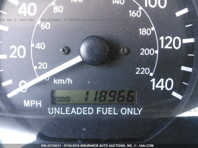 4T1BG22K2XU507544 - 1999 TOYOTA CAMRY CE/LE/XLE RED photo 7