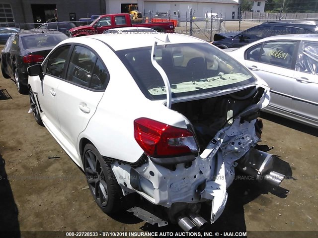 JF1VA1C66J9825293 - 2018 SUBARU WRX PREMIUM WHITE photo 3