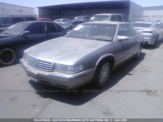 1G6EL12Y3SU600970 - 1995 CADILLAC ELDORADO GRAY photo 2