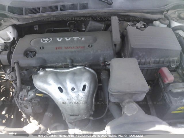 4T4BE46K09R135965 - 2009 TOYOTA CAMRY SE/LE/XLE თეთრი ფოტო 10