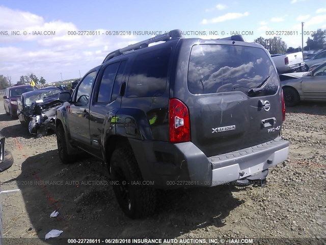 5N1AN0NW2FN657618 - 2015 NISSAN XTERRA X/S/PRO-4X GRAY photo 3