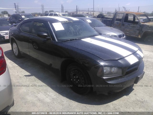 2B3LA43RX7H815163 - 2007 DODGE CHARGER SE/SXT BLACK photo 1