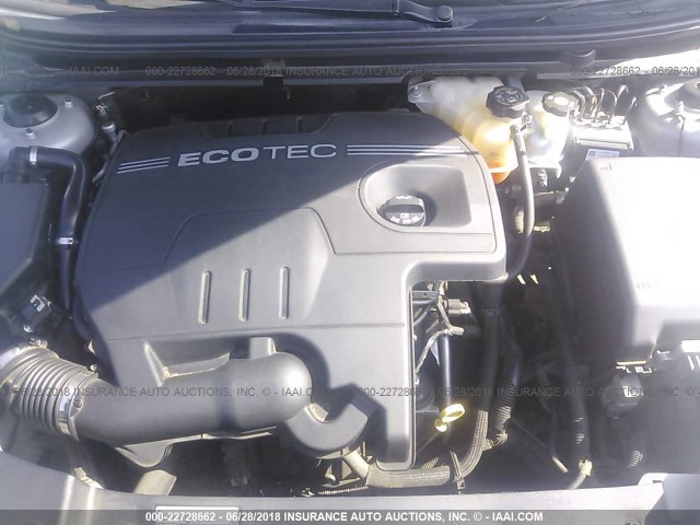 1G1ZC5EBXA4104195 - 2010 CHEVROLET MALIBU 1LT 银色 照片 10