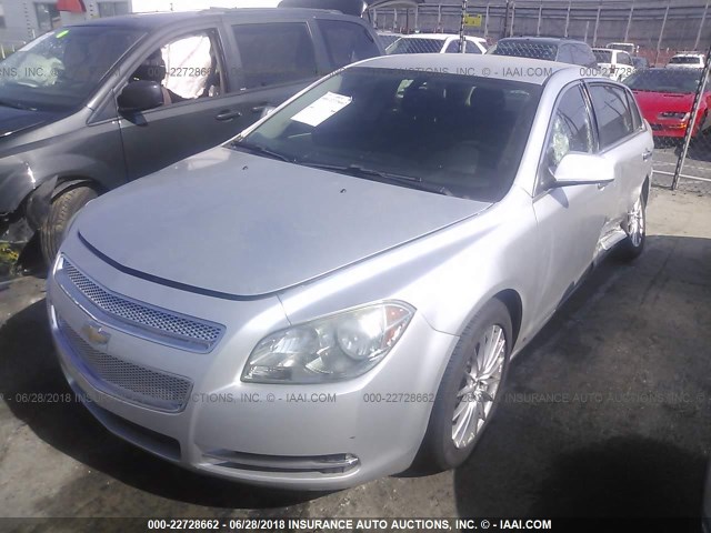 1G1ZC5EBXA4104195 - 2010 CHEVROLET MALIBU 1LT 银色 照片 2