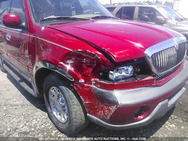 5LMRU27LXXLJ16007 - 1999 LINCOLN NAVIGATOR MAROON photo 6