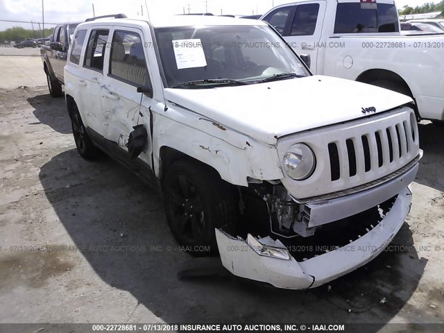 1C4NJPBA9FD191467 - 2015 JEEP PATRIOT SPORT WHITE photo 1