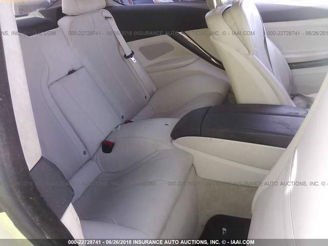 WBALX3C56CDV77613 - 2012 BMW 650 I WHITE photo 8