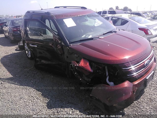 1FM5K8F82FGA52334 - 2015 FORD EXPLORER LIMITED 粉色 照片 1