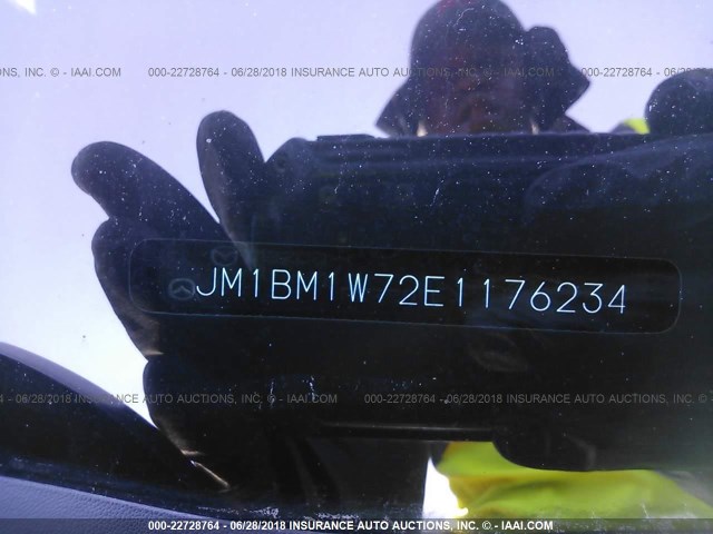 JM1BM1W72E1176234 - 2014 MAZDA 3 GRAND TOURING RED photo 9