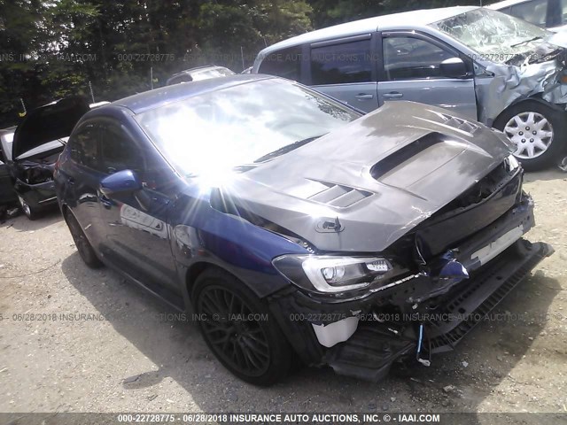 JF1VA2P61F9818548 - 2015 SUBARU WRX STI BLUE photo 1