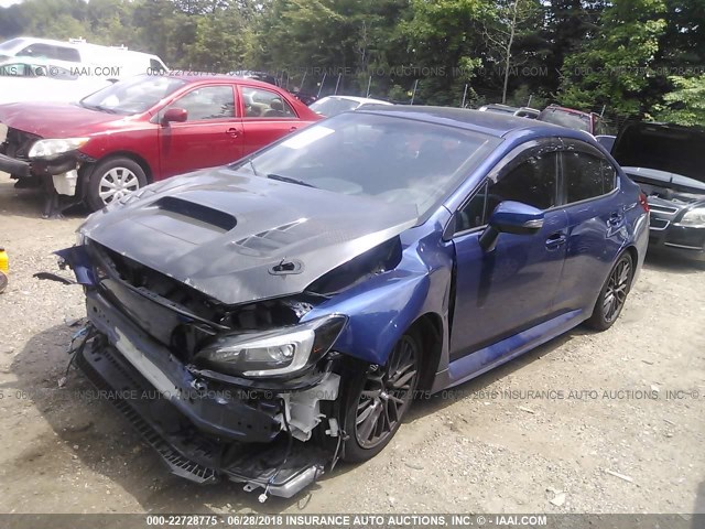 JF1VA2P61F9818548 - 2015 SUBARU WRX STI BLUE photo 2