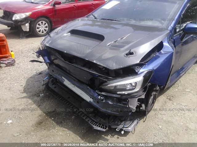 JF1VA2P61F9818548 - 2015 SUBARU WRX STI BLUE photo 6