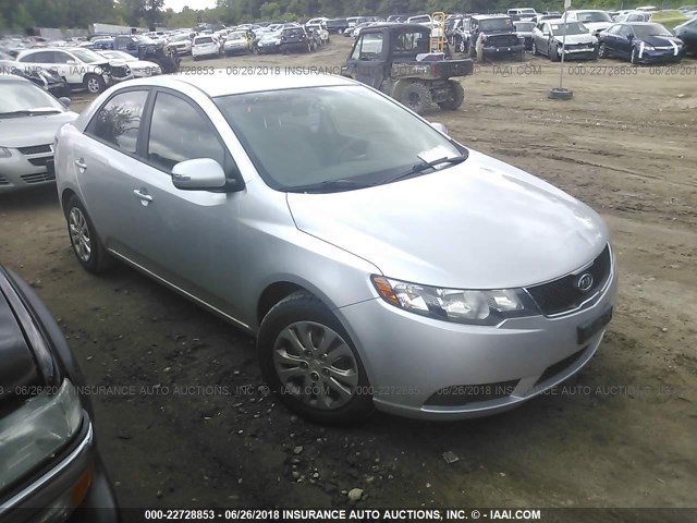 KNAFU4A2XA5066546 - 2010 KIA FORTE EX SILVER photo 1