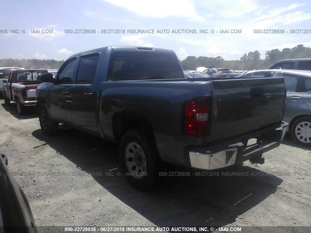 3GCEC23049G172092 - 2009 CHEVROLET SILVERADO C1500 LT BLUE photo 3