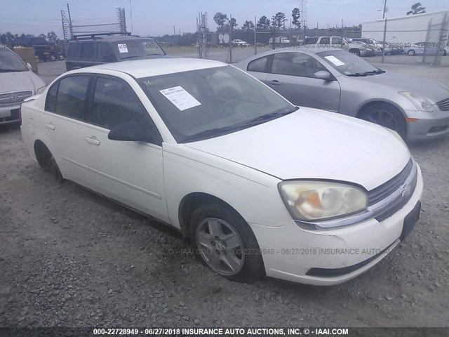 1G1ZT528X5F262345 - 2005 CHEVROLET MALIBU LS 白色 照片 1
