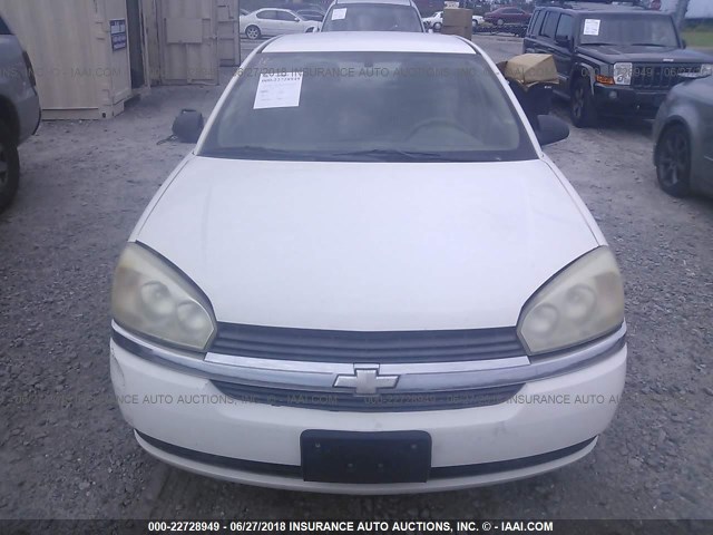 1G1ZT528X5F262345 - 2005 CHEVROLET MALIBU LS 白色 照片 6