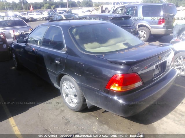 JH4UA2658WC005238 - 1998 ACURA 2.5TL BLACK photo 3