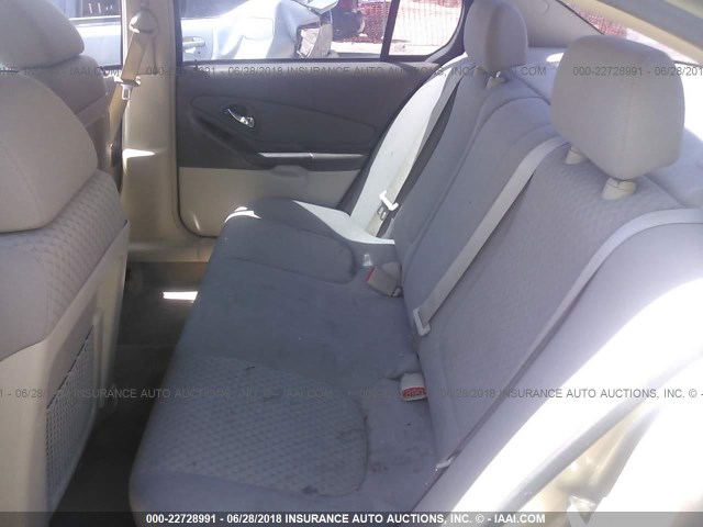 1G1ZS58N68F111183 - 2008 CHEVROLET MALIBU LS თაფლისფერი ფოტო 8