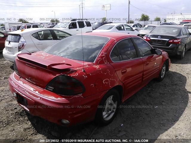 1G2NF52F12C155987 - 2002 PONTIAC GRAND AM SE1 RED photo 4