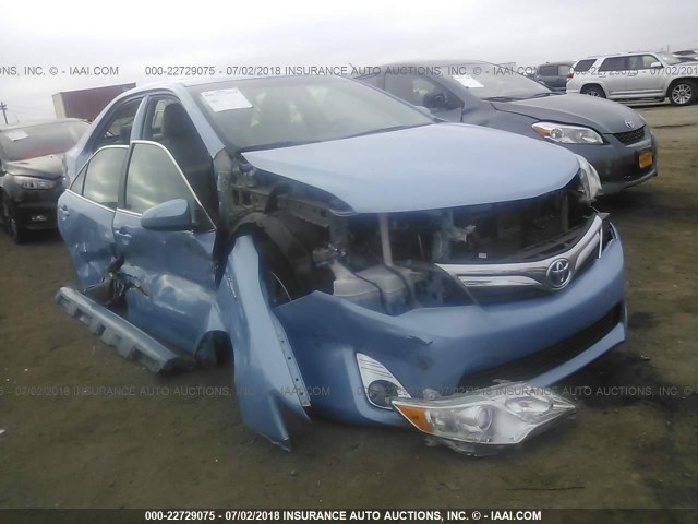 4T1BD1FK9CU031901 - 2012 TOYOTA CAMRY HYBRID/LE/XLE 浅蓝色 照片 1