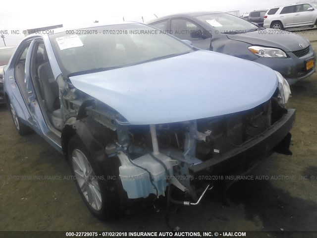 4T1BD1FK9CU031901 - 2012 TOYOTA CAMRY HYBRID/LE/XLE 浅蓝色 照片 6