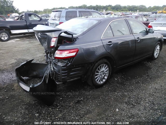 4T1BF3EK8AU063999 - 2010 TOYOTA CAMRY SE/LE/XLE GRAY photo 4