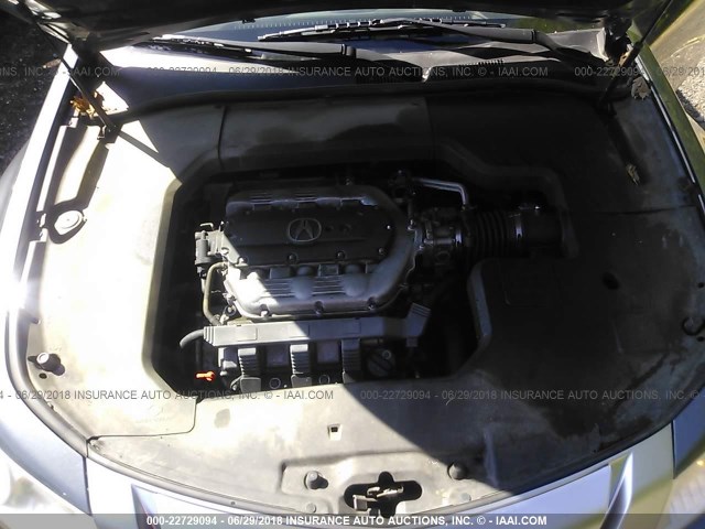 19UUA8F55BA001059 - 2011 ACURA TL GRAY photo 10