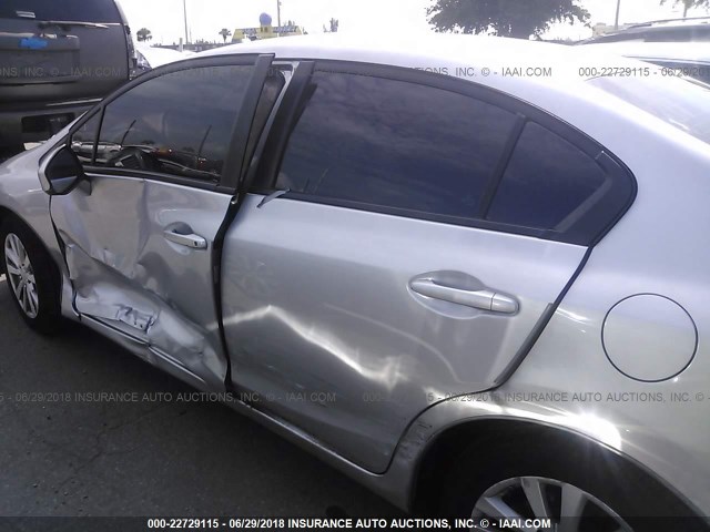 19XFB2F98CE048346 - 2012 HONDA CIVIC EXL Gümüş foto 6