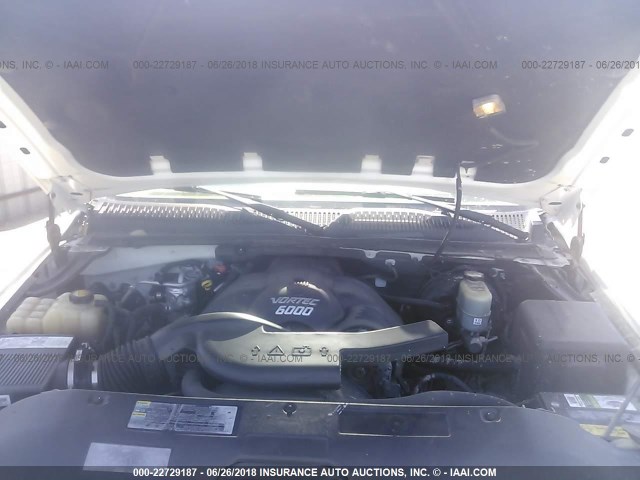 1GKEK63U72J106383 - 2002 GMC DENALI WHITE photo 10