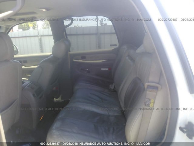 1GKEK63U72J106383 - 2002 GMC DENALI WHITE photo 8