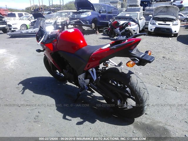 MLHPC4461E5100207 - 2014 HONDA CBR500 R RED photo 3