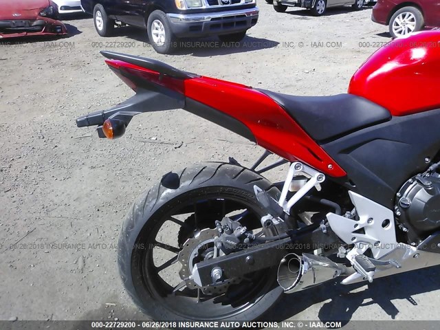 MLHPC4461E5100207 - 2014 HONDA CBR500 R RED photo 6