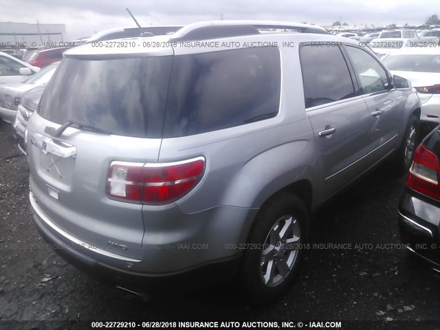 5GZEV23757J164584 - 2007 SATURN OUTLOOK XR ვერცხლისფერი ფოტო 4