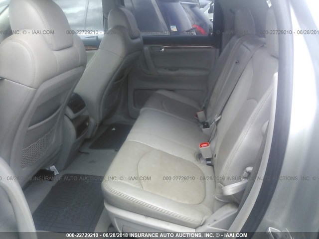 5GZEV23757J164584 - 2007 SATURN OUTLOOK XR ვერცხლისფერი ფოტო 8