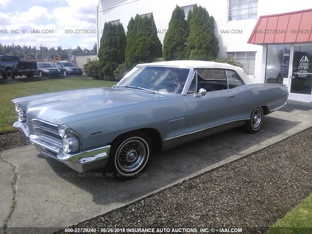 252675X184290 - 1965 PONTIAC CATALINA CONVERTIBLE  BLUE photo 2