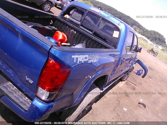 3TMCZ5AN9GM034505 - 2016 TOYOTA TACOMA DBL CAB/SR/SR5/TRD SPT/OR BLUE photo 4