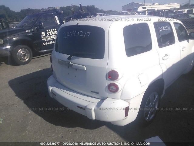 3GNBAAFW0BS555847 - 2011 CHEVROLET HHR LS თეთრი ფოტო 4