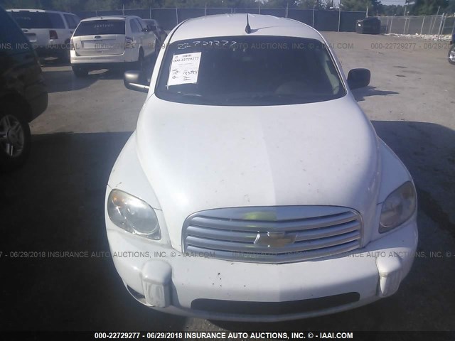 3GNBAAFW0BS555847 - 2011 CHEVROLET HHR LS თეთრი ფოტო 6