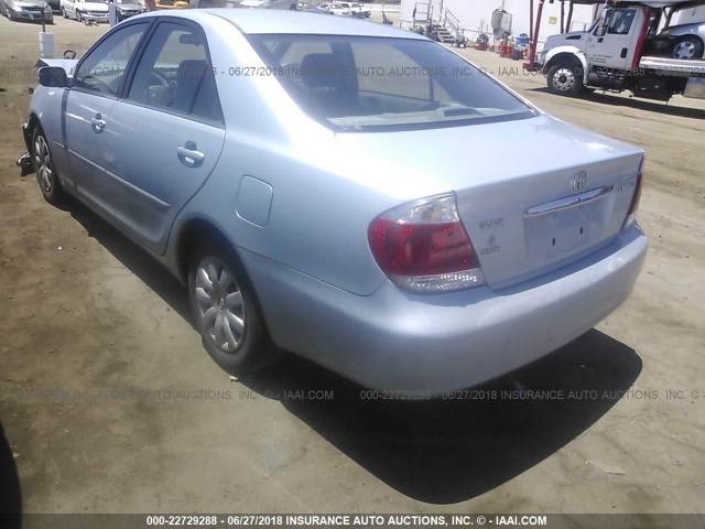 4T1BE30K96U645000 - 2006 TOYOTA CAMRY LE/XLE/SE 浅蓝色 照片 3